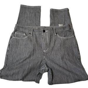 So slimming CHICO'S Girlfriend striped ankle jeans Size 8